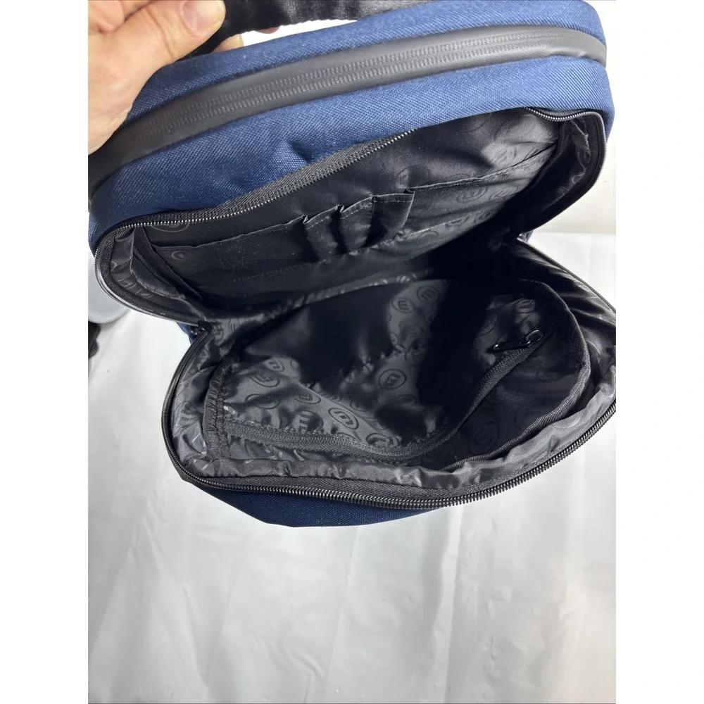 TravisMathew Approach Backpack TMB100 Golf‎ Blue Laptop Compartment Company Logo